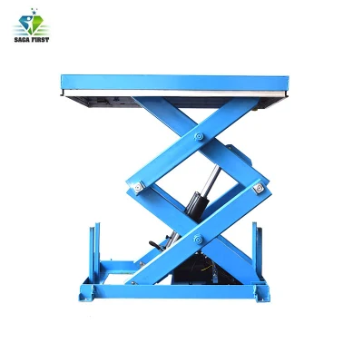 hydraulic Lifting Machine Lift Tables Double Three Scissor Lift